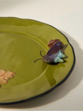 Anthropologie The Faye Icon Stoneware Dessert Plate: Fall Edition NWT
